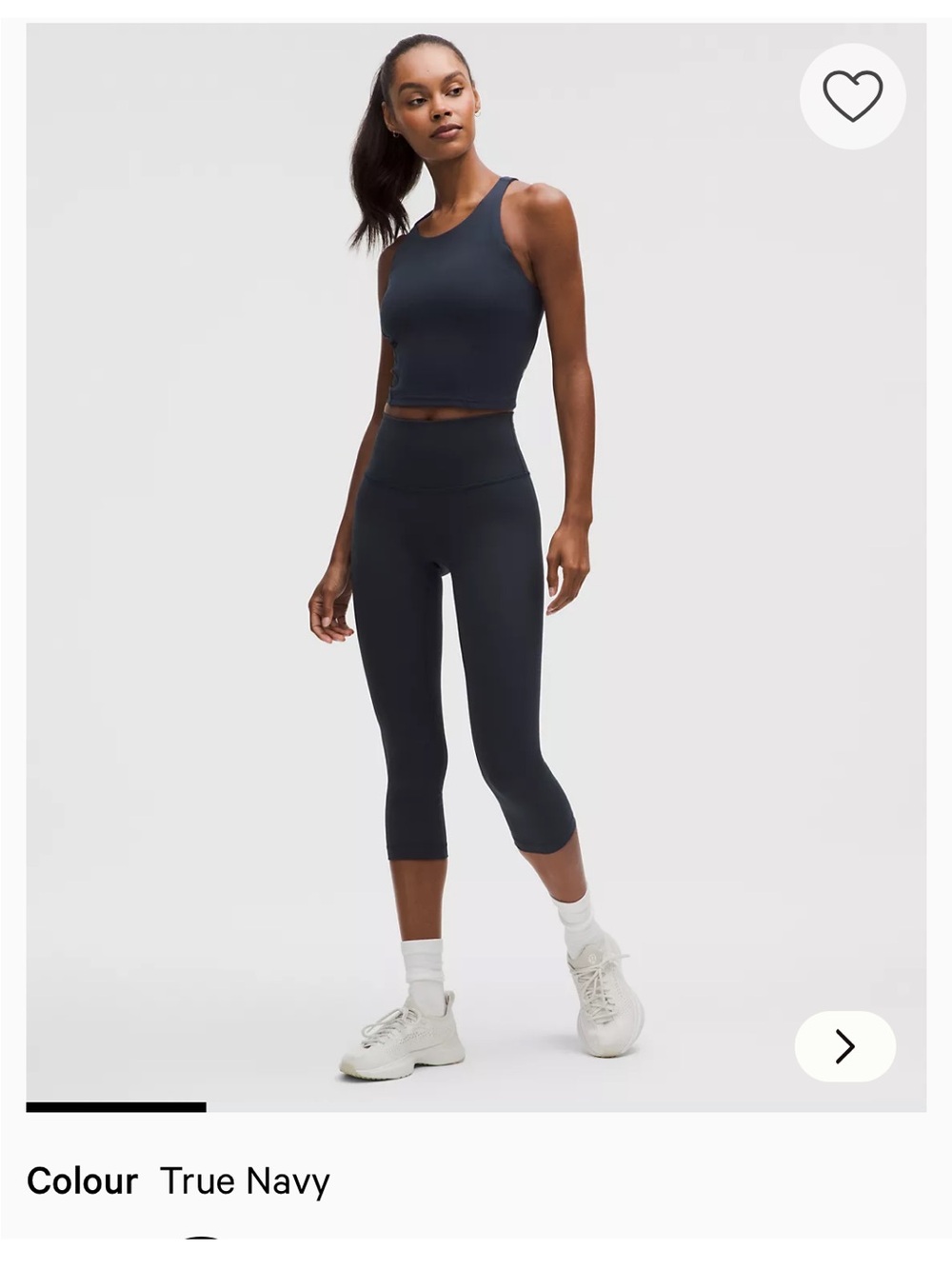 Lululemon Wunder Train Tight in True Navy Size 8